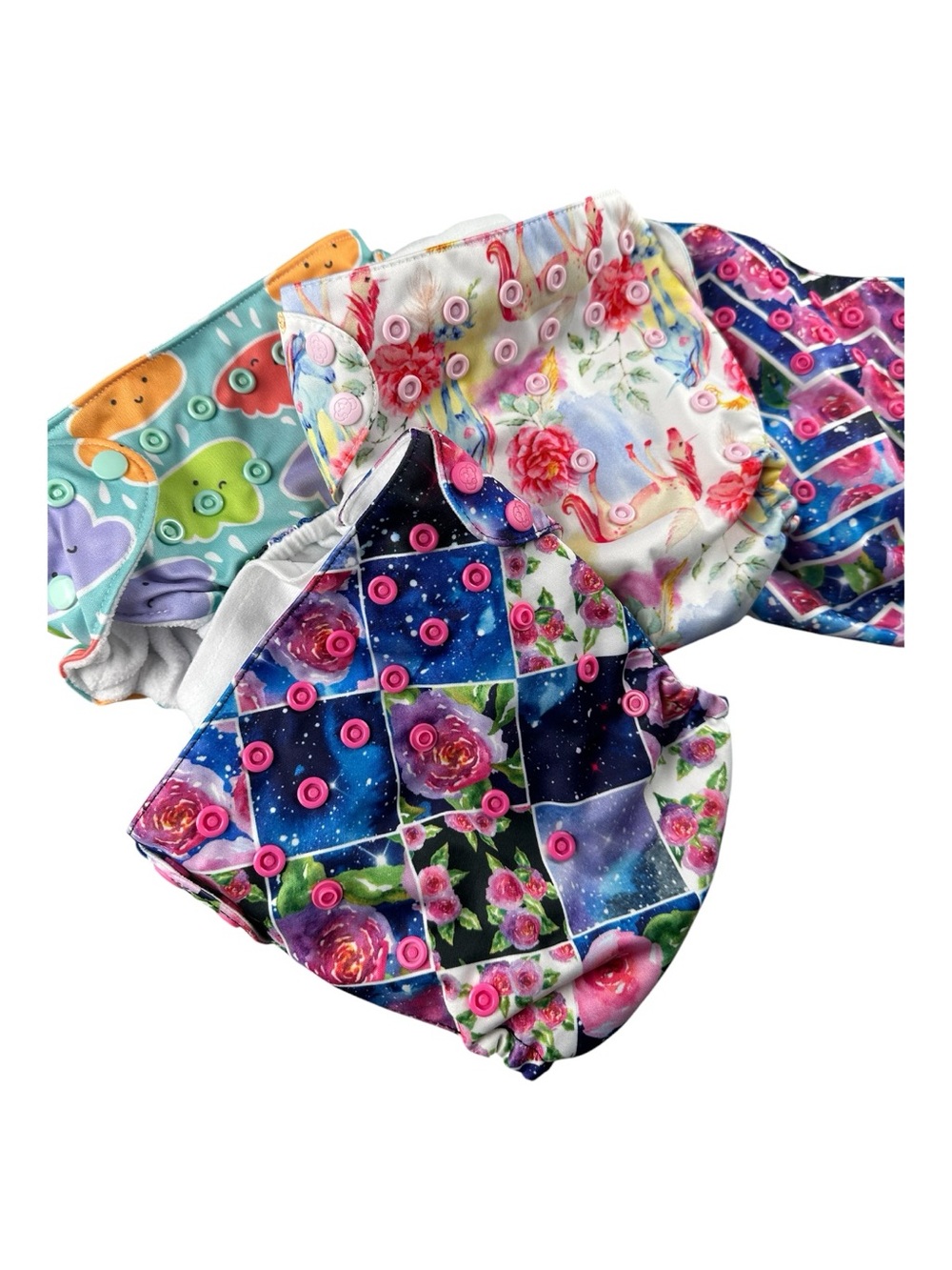 Mama Koala and Fuzzi Bunz Cloth Diaper Covers Lot of 4